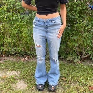Flare Rip Jeans Y2K Women’s 6